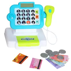 JUGANDO Y EDUCANDO - Juguete De Caja Registradora Interactiva Con Sonidos Niños