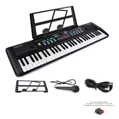 GENERICO - Organeta Piano Teclado Para Niños Niñas 61 teclas 76 cm