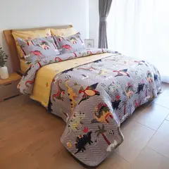 STANZIA HOME - Colcha Aventura Jurásica - Cama Sencillo - 100