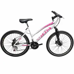 SFORZO - Bicicleta Dama Rin 26 18 Cambios Disco Suspensión