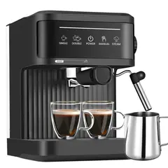GENERICO - Cafetera Espresso Máquina Café Capuchino 1.8l 20 Bares 850w