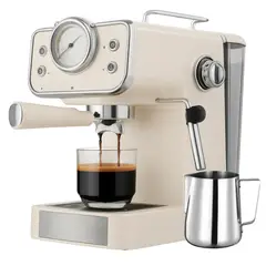 RENAHOUSE - Maquina De Café Espresso Capuchino Cafetera 20 Bar