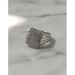 VERAMOREST - Anillo Brilliance Élite Baño De Plata Luminosa