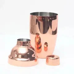 BARTENDING COLOMBIA - Coctelera 3 Piezas Color Cobre 500ml