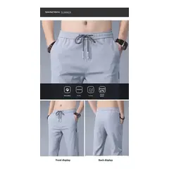 ABC - Pantalon sudaderas sudadera hombre livianas delgadas 16 S M