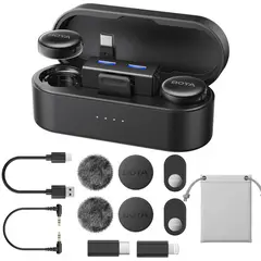 BOYA - Micrófonos Inalámbricos BOYALINK 3 con Inteligencia Artificial