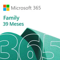 MICROSOFT - Licencia Office 365 Familia 39 Meses 5 Usuarios Cuenta Administrativa