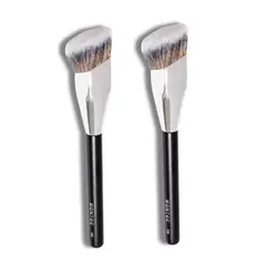 GENERICO - Brocha Para Base Y Contorno De Montoc X2 Acabado Profesional