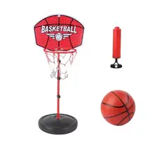 GENERICO - Cancha Baloncesto + Malla + Balón + Inflador Metálica