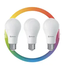 GENERICO - PAQUETE DE 3 FOCOS LED RGB WIFI