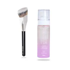 MONTOC MAKEUP - Fijador Montoc Larga Duración Brocha Para Base Y Contorno