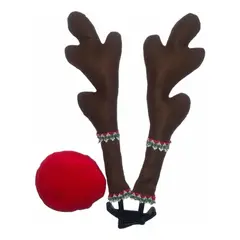 GENERICO - Reno Cuerno Navidad Vehiculo Marrón