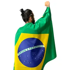 GENERICO - Bandera Colombia Capa 150x90cm Con Mangas Grande Países