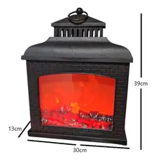 GENERICO - Simulación Chimenea Lámpara Portatil Decoración Hogar