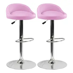 GENERICO - Set X2 Silla Bar Butaco Giratoria Barra Cocina Refsantana