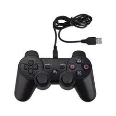 JALTECH - Control compatible con Play 3 Negro alámbrico