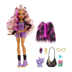 MATTEL - Monster High Clawdeen Wolf Accesorios y Mascota