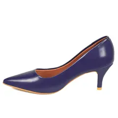 VIZZANO - Tacon Medio Stiletto Azul