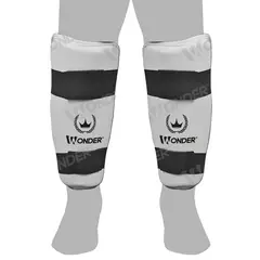 WONDER SPORT - PROTECTOR PARA PIERNAS CANILLERAS ESPINILLERAS PARA TAEKWONDO TALLA S