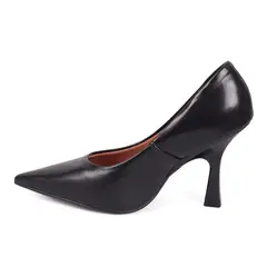 VIZZANO - Tacon Medio Stiletto Pump Negro