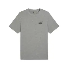 PUMA - Camisas Deportivas Original Ess Small No. 1 Gris Hombre