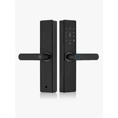 GENERICO - Cerradura Chapa Digital Inteligente Biométrica Electrónica Negro