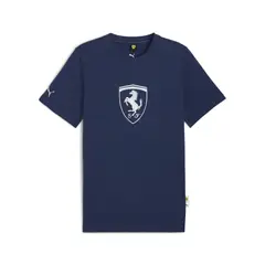 PUMA - Camisa Deportiva Ferrari Tonal Shield Azul Para Hombre