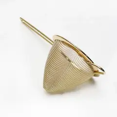 BARTENDING COLOMBIA - Colador Conico Dorado