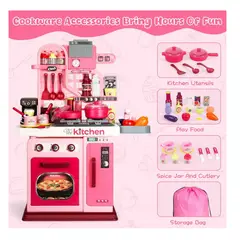 GENERICO - Cocina Infantil De Juguete Para Niños 008 Con Luces