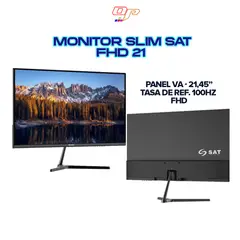 SAT - Monitor Slim 2145” FHD IPS 100Hz Panel VA