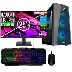 XPG - PC GAMER ELITE INTEL CORE I5-14400 RTX 3050 6GB RAM 16GB SSD 512GB 25" 120HZ