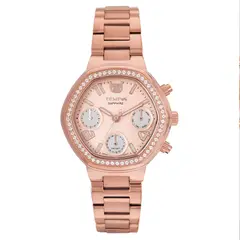 TEMPUS - Reloj Oro Rosa Para Dama T24024-03
