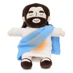 GENERICO - Peluche Interactivo De Jesús Que Respira Alumbra Y Suena