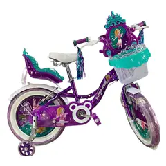 GENERICO - Bicicleta niña 16 musical y luces