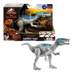 JURASSIC WORLD - Baryonyx Chaos 3 Niveles De Sonidos Mattel