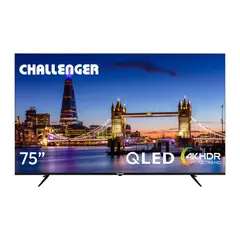 CHALLENGER - Televisor - 75 pulgadas - 4K QLED - 75KG290 BT GOOGLETV T2 -