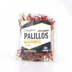 BARTENDING COLOMBIA - Palillos En Bambú Rojo