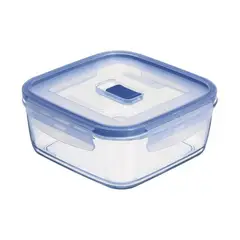 LUMINARC - Recipiente en vidrio templado Cuadrado 122 CL PURE BOX ACTIVE