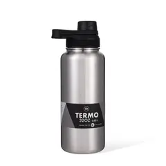 URUYEN - Termo 32 OZ - 095 Lt Color Plateado Tapa Boquilla Marca