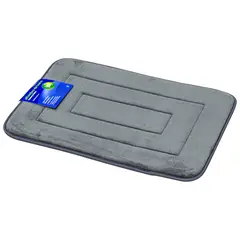 URUYEN - Alfombra Baño 43X61 cm Memory Foam Color Gris Marca