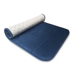 URUYEN - Alfombra de Baño 40X60 cm Memory Foam Color Azul Marca
