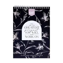 KIUT - Planeador Black And White Argollado 2026