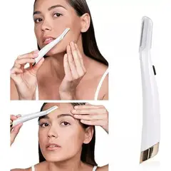 GENERICO - Depilador Perfilador Facial Quita Vellos Cejas Eléctrico Led