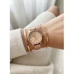 Q&Q - Reloj Moda Oro rosa para Mujer