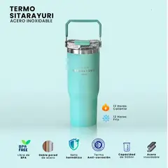 CHINA GLAZE - Termo Acero Inoxidable 600ml Sitarayuri