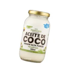 PRODCOCO - Aceite de Coco Virgen Alta Pureza 500 mL