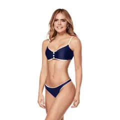 CHAMELA - Top de baño Azul 45265