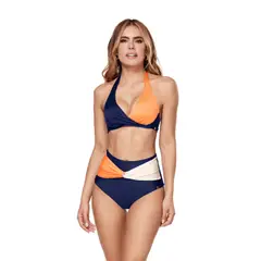 CHAMELA - Top de baño brasier Azul 45285