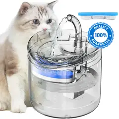 ONE PIXEL - Fuente De Agua Para Mascotas Gatos Silencioso Automatico