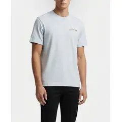CALVIN KLEIN - Camiseta blanca con logo bordado